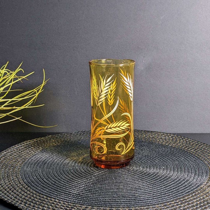 Verre Gold Bounty by Libbey Glass vintage
